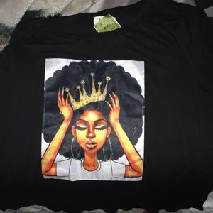 Black queen shirt